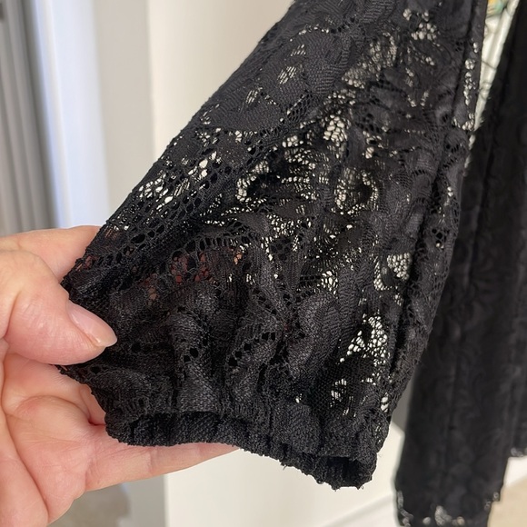 NWT LUV BETSEY BLACK LACE MINI - Picture 3 of 9